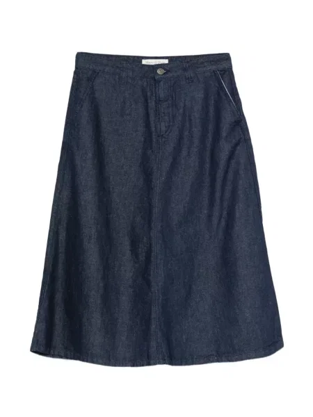 Fustă din denim Marc O'polo în linie A albastru