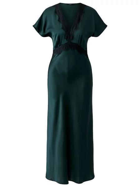 OUI Rochie verde închis negru