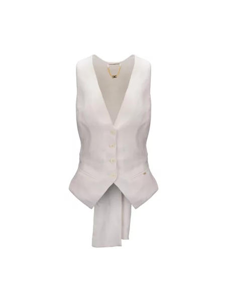 Kamizelka Elisabetta Franchi biała