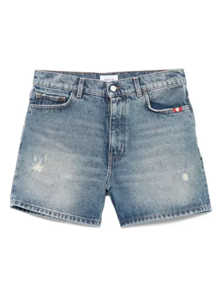 Szorty Amish niebieskie