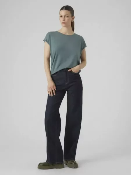 Vero Moda Ava T-shirt Green πράσινο