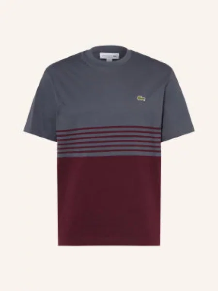 Lacoste T-Shirt rot niebieska