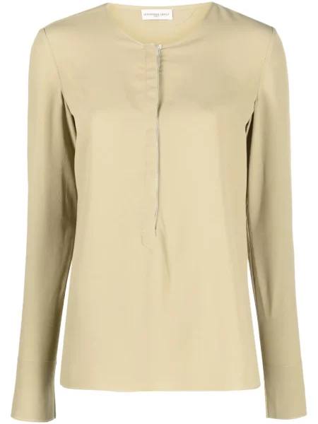 Długa bluzka Veronique Leroy zielona