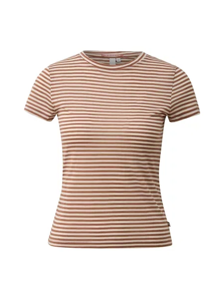 QS Tricou / maro deschis bej