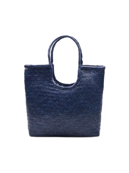 Torebka skórzana Dragon Diffusion skórzana niebieska