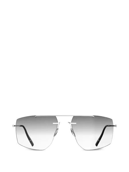 Ochelari de soare Silhouette cu imprimeu geometric