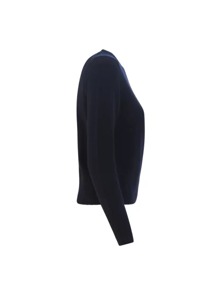 Sweter Sun68 z kaszmiru niebieski