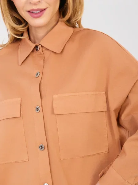 Cămașă Italy Moda portocaliu