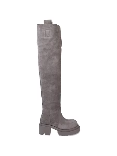 Cizme Rick Owens cu platformă maro