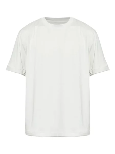 Tricou Eleventy cu decolteu rotund alb