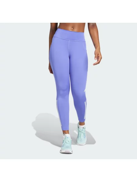 Pruhované legíny Adidas modré