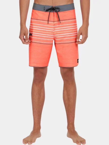 Szorty plażowe O'Neill Hyperfreak Heat Stripe Scallop pomarańczowe