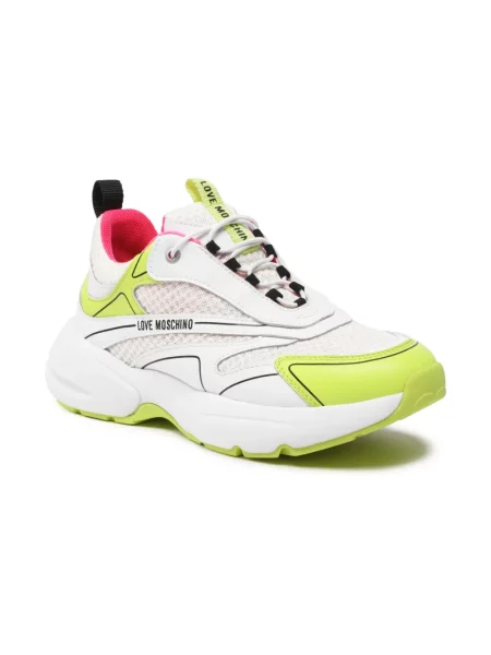 Sneakersy Moschino białe