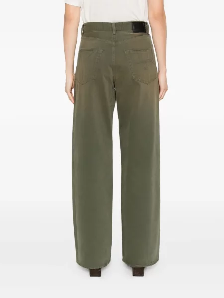 Blugi R13 cu 5 buzunare verde