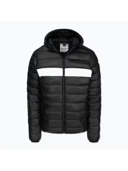 Zimní bunda Pitbull Shatto Quilted Hooded black černá