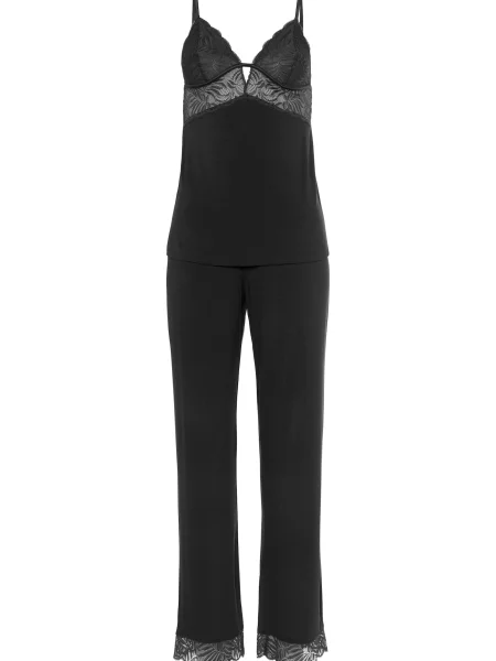 LASCANA Pijama negru