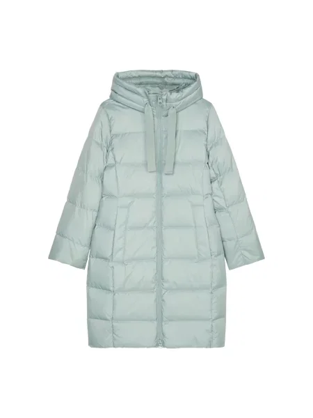 Kurtka puchowa z kapturem w kształcie Marc O'Polo zielona