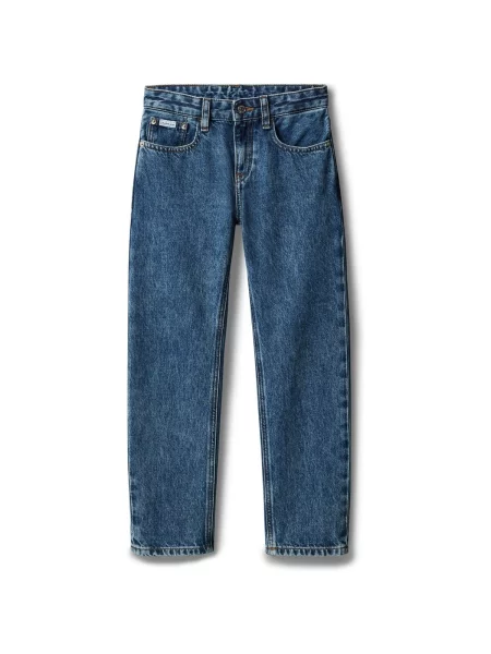 Džínsy s rovným strihom Calvin Klein Jeans modrá