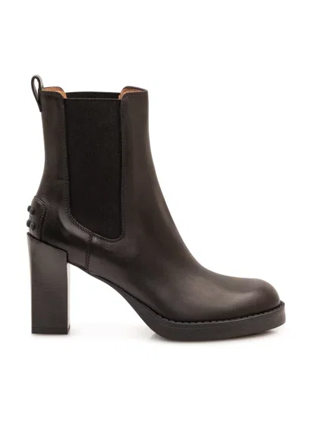 Botki Tod's skórzane czarne