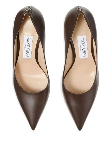 Pantofi cu toc Jimmy Choo maro