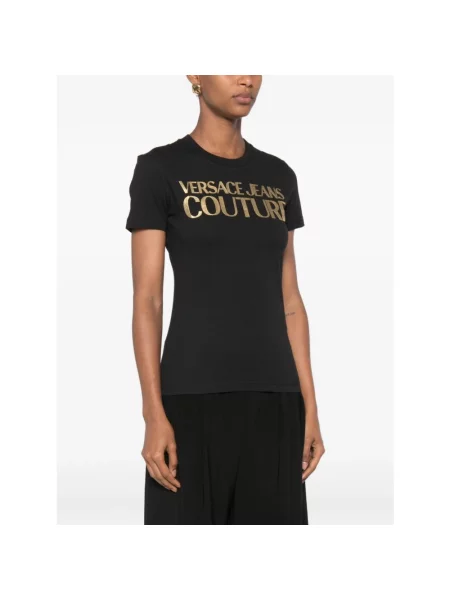 Koszulka Versace Jeans Couture czarna
