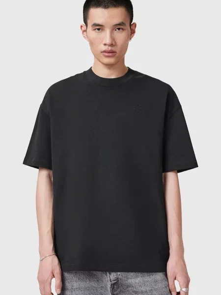 AllSaints tricou oversized pentru bărbați din HAVEN negru