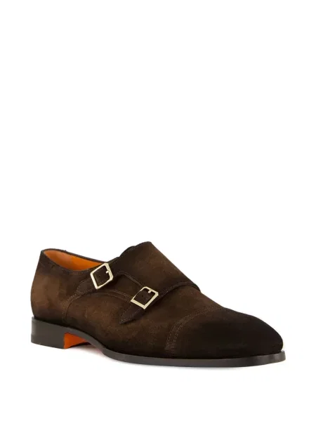 Pantofi monk Santoni maro