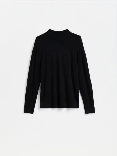 Reserved Pulover uni cu guler Perkins negru