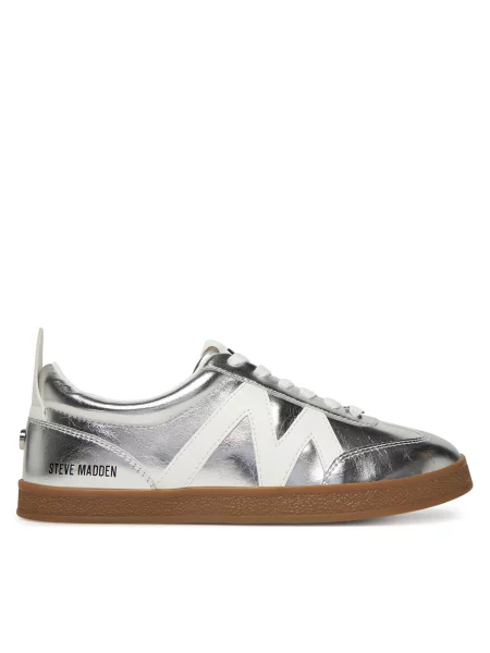 Tenisice Steve Madden Degree Srebrna bijela