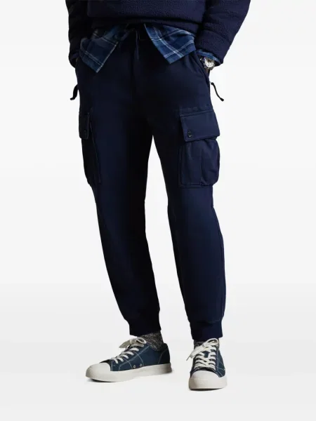 Șapcă Polo Ralph Lauren cu model herringbone din țesătură twill cu imagine albastru