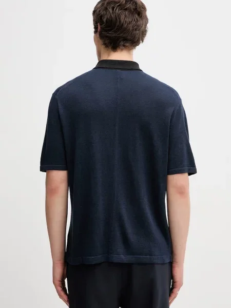 Calvin Klein Pulóver JOHNNY sötétkék fekete