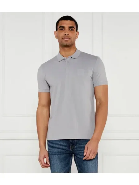 BOSS GREEN Polo Paddy DropNeedle | stretch gri