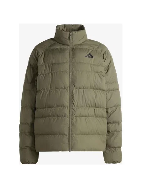 Kurtka ocieplana składana adidas Essentials oliwkowy XS zielony