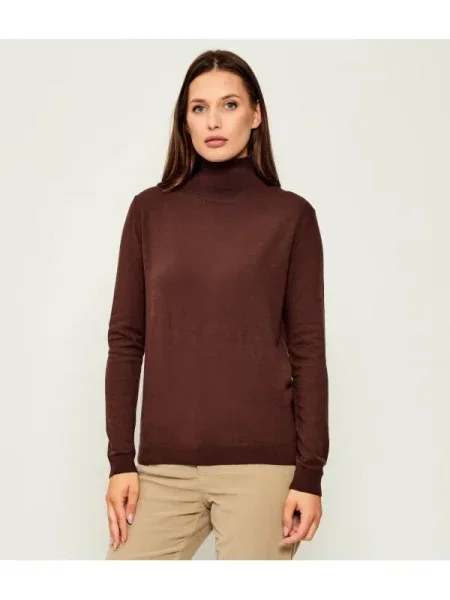 Voiaj bluză Weekend Max Mara de mătase maro