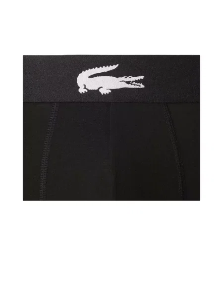 Bokserki Lacoste ze stretchu czarne