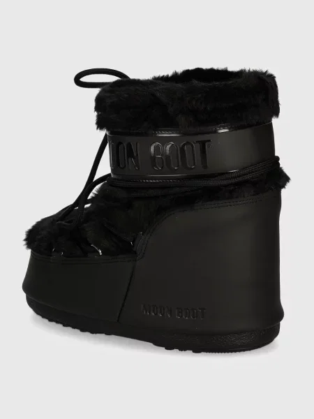 Сапоги Moon Boot из искусственного меха черные