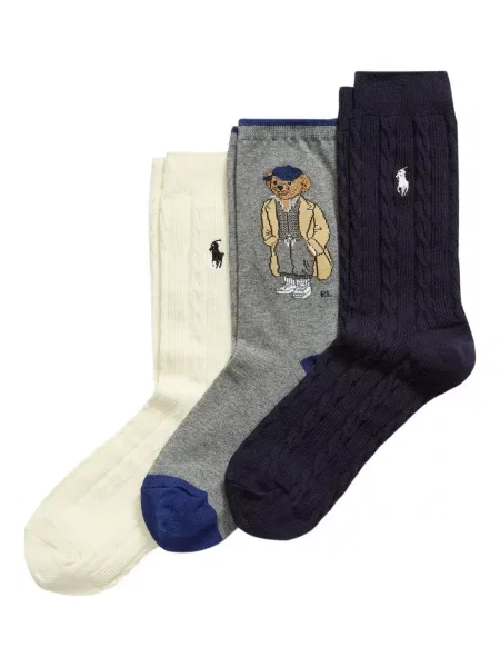 Briaunotas pusiau užtrauktukas zomšinės bokseriai Polo Ralph Lauren balta