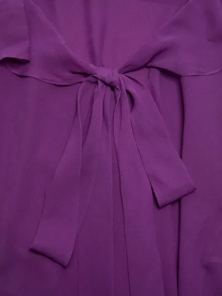 Rochie Acne Studios cu funde de costum violet