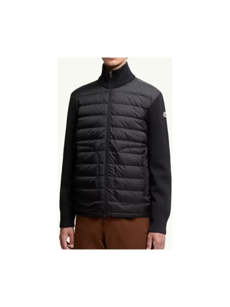 Kardigan Moncler wełniany czarny