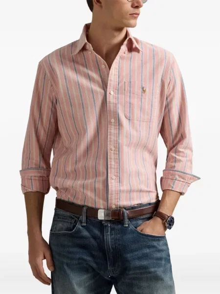 Șapcă Polo Ralph Lauren de mătase cu broderie cu dungi negru