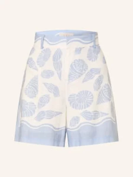 Ivi Collection Szorty Lniane weiss białe