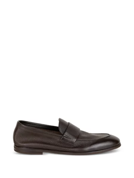 Pantofi loafer Neil Barrett din piele maro