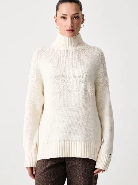 TOMMY HILFIGER Pulover galben deschis bej