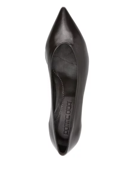 Pantofi cu toc Pomme D´or din piele maro
