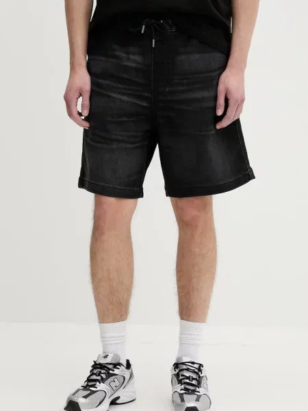 Guess Jeans kratke hlače za muškarce crna