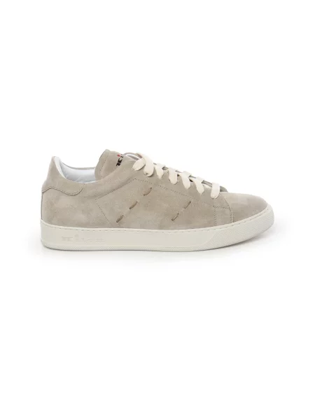 Sneakersy Kiton zamszowe beżowe