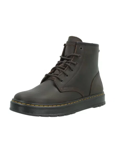 Botki Dr. Martens skórzane brązowe