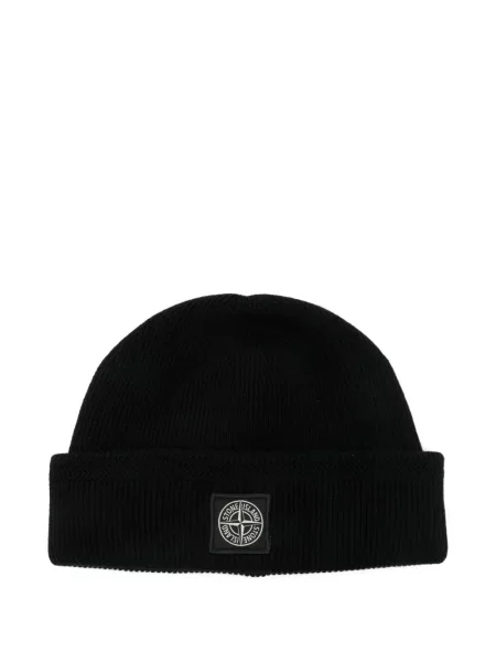 Căciulă Stone Island cu strasuri negru