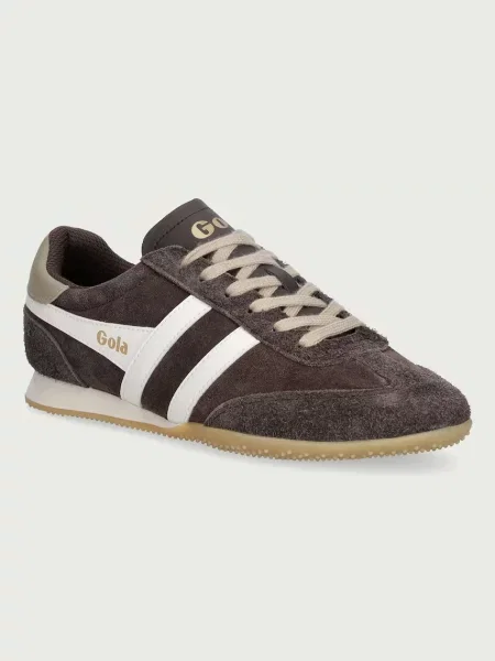 Gola Sprinter Suede Trainer sneakers pentru femei din piele întoarsă maro