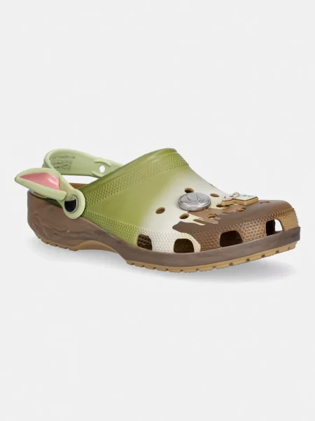 Crocs papucs Classic Star Wars Grogu Clog zöld